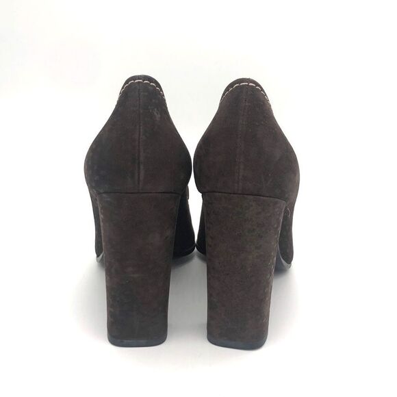 Prada Leather Suede High Heels - Picture 5 of 6